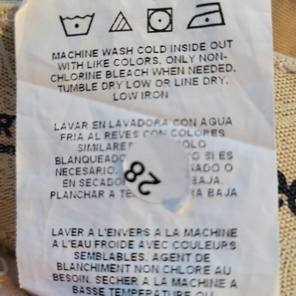 Lee Comfort Fit stretch straight leg pants, "Sahara" tan, size Misses 12 Long - Picture 14 of 15